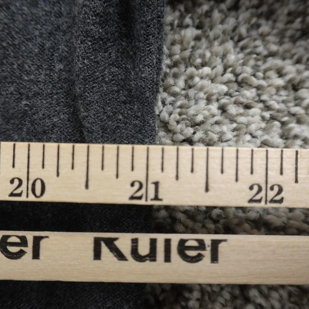 Banana Republic Sweater‎ Mens L Gray Knit 1/4 Zip Mock Neck Pullover Sweatshirt
